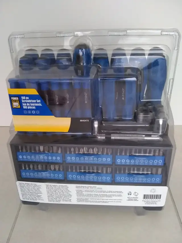 New Powerfist 100-Piece Screwdriver Set $25 OBO62854391403779126