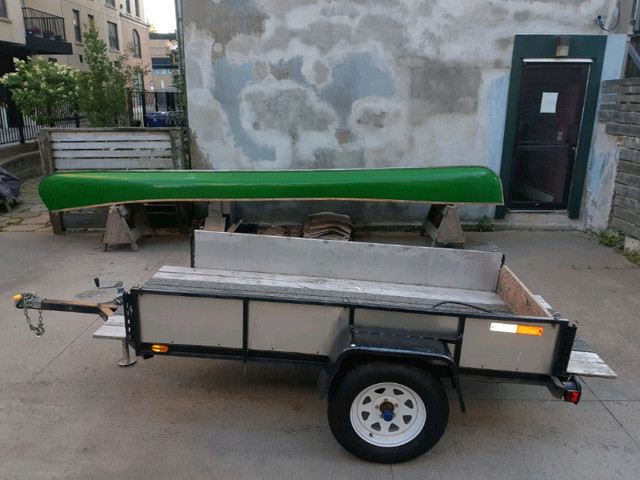 2018 Custom built 4x8 trailer w/extendable towbar - $1100  !! in Cargo & Utility Trailers in City of Halifax - Image 4