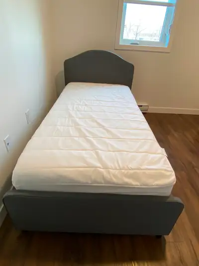 Twin Bed Frame and Mattress, View more