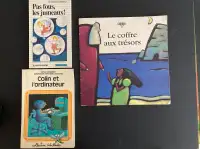 3 French Children's books livres French Immersion en français