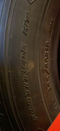 4 Goodyear fortitude HT tires
