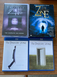 The Twilight Zone DVD and bluray lot