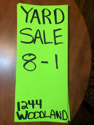 YARD SALE Sat May 30 - Port Credit.  1244 Woodland Ave, Miss, View more