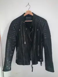 All Saints Sarls Leather Biker Jacket