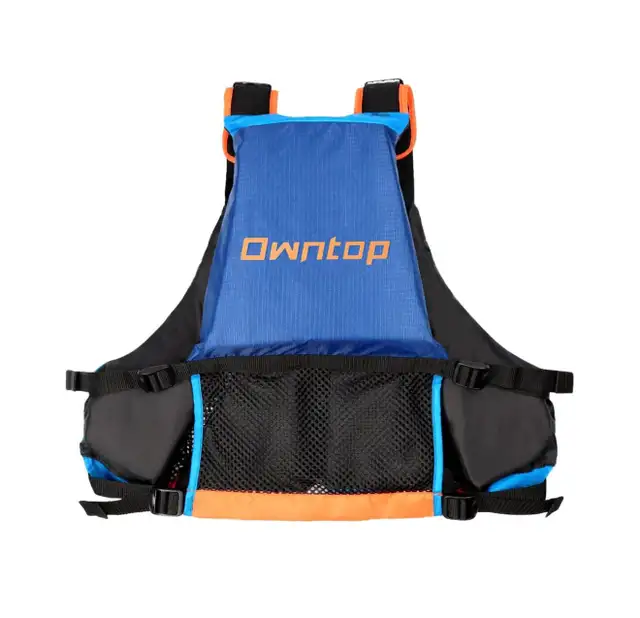 New Life Vest for Adult with Adjustable Safety Strap/Blue XL/XXL in Water Sports in Calgary - Image 4