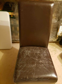Brown dining chair 