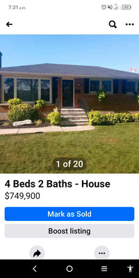 Four bedroom house located in Niagara falls