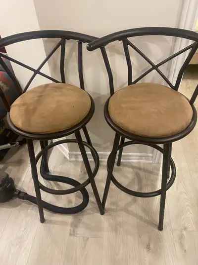 $30 each brown metal bar stool OR BEST OFFER, View more