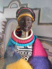 2002 PRINCESS OF SOUTH AFRICA Barbie Doll No. 56218 by Mattel