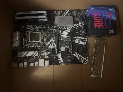 i7-9700K + ASUS Z390-P + 16GB RGB DDR4 3200MHz RAM Bundle, View more