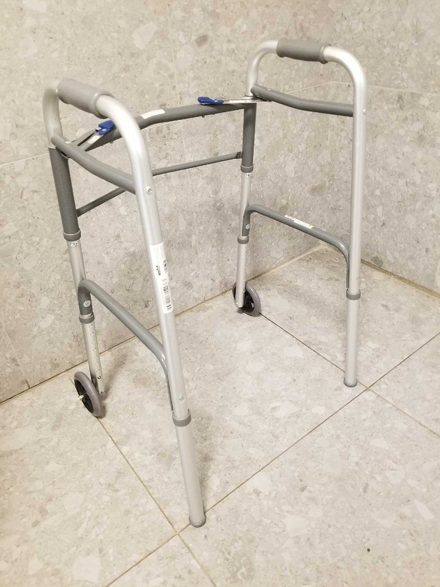 MOBILITY  WALKER Folding,Sturdy Aluminum,5"Wheels in Health & Special Needs in City of Toronto