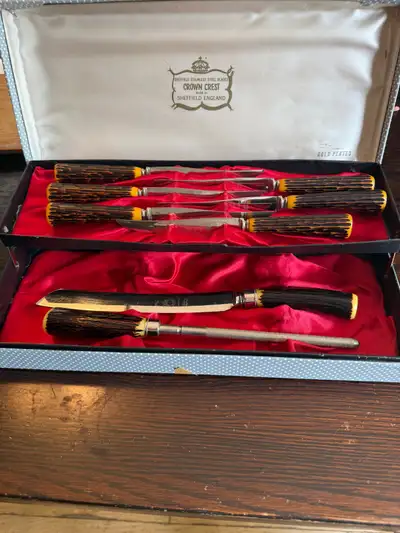 Crown Crest Sheffield Cutlery Set, View more