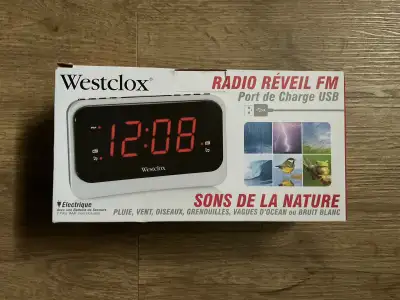 Radio numérique FM réveil matin / FM Alarm Clock Radio, View more