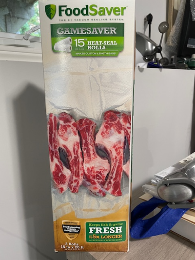 FOODSAVER "GAMESAVER" HEAT-SEAL ROLLS-2PKGS  BRAND NEW, View more