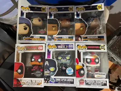 Marvel and Movie Funko Pops, View more