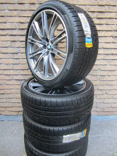 New Original BMW 530 540 550 , BMW Individual performance winter snow wheel package staggered indivi...