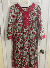 Cotton 2 pc suit Brand New Red