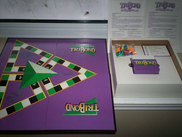 Vintage TriBond Board Game - Patch Products - 1995 - Complete. dans Jouets et jeux  à Ouest de l’Île - Image 2