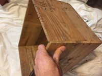 I deliver! Vintage Crate Box