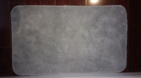 Tapis de bain gris de qualité supérieure : 24 po x 40 po