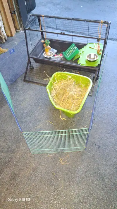 Rabbit, guinea pig, hedgehog or small animal cage. Will come with all the accessories in pictures. F...