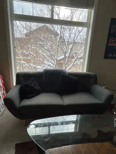 couch two seater grey, View more