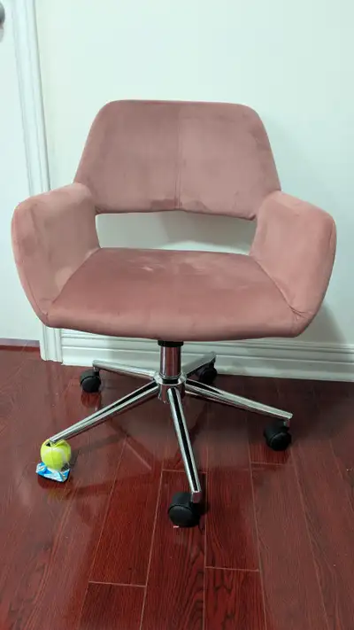 Pink Velvet Offic Chair, View more