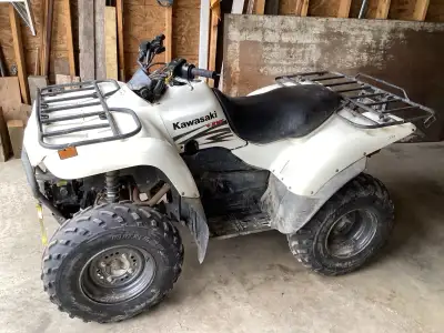 2007 quad everything works just did a oil change has winch 2400 kms runs great get on and ride 25083...