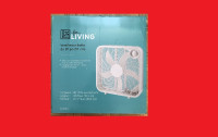 For Living Box 5-Blade Fan, 20-in, $ 25,-