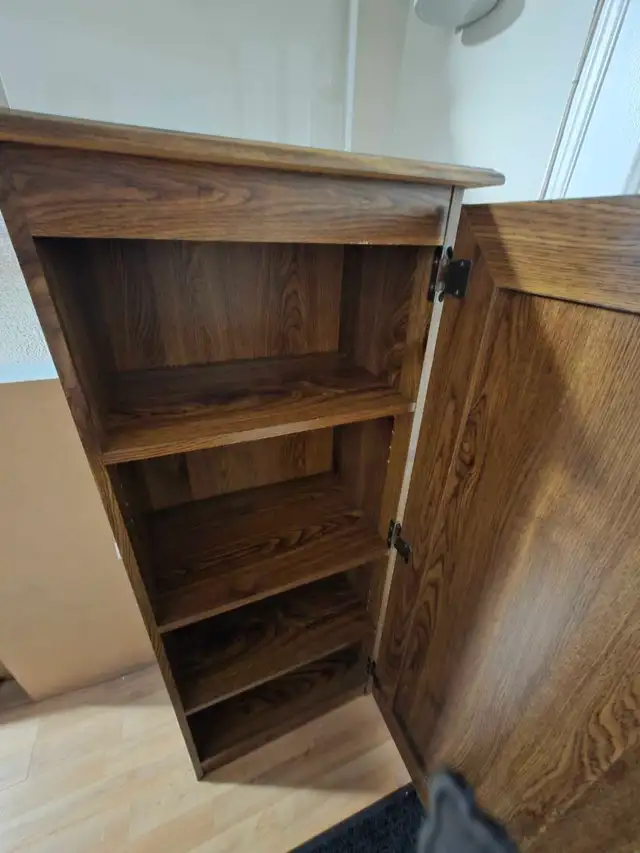 Tall cabinet with adjustable shelves in Bookcases & Shelving Units in St. Catharines - Image 3