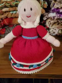 Hand Knitted Doll & animals toys