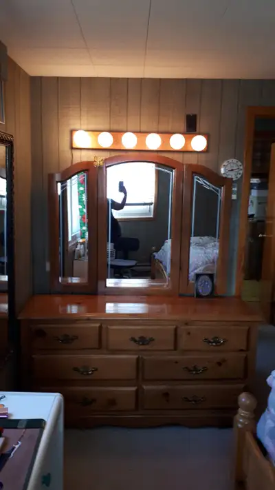 Lovely wood dresser, View more