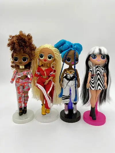 LOL Surprise OMG Doll Lot The dolls are in excellent condition. Comes with a storage container and a...