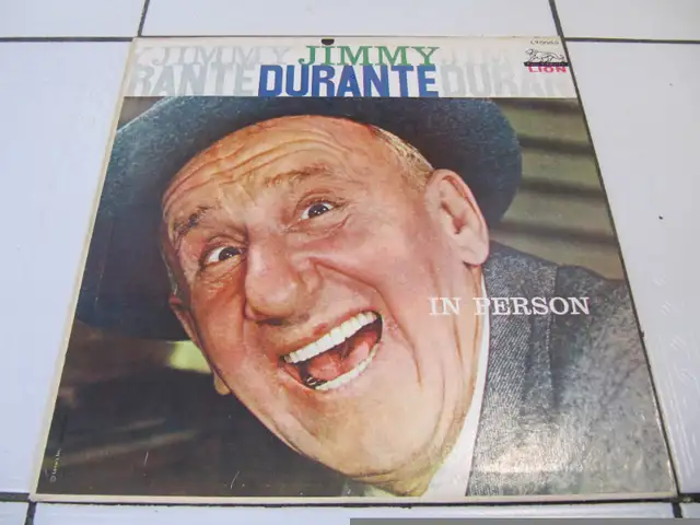 Classic Jimmy Durante In Person Vinyl LP Mint Condition Cir 1956 in Arts & Collectibles in Mississauga / Peel Region - Image 8