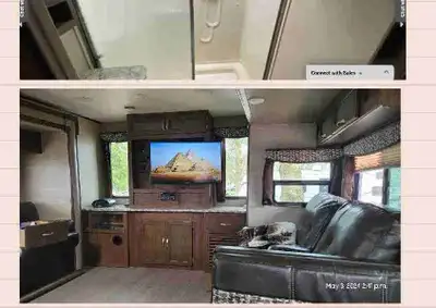 Enjoy your summer at the lake. Trailer located on Muskrat Lake, Bona Vista Camp Ground, Cobden Ontar...