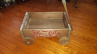 vintage wood pepsi cola crate