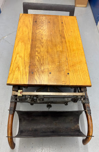 Antique grain scale/coffe table. Fully restored. 