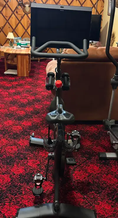 Immaculate condition Peloton Bike Plus. Screen swivels around 360. Bike used only a handful of times...