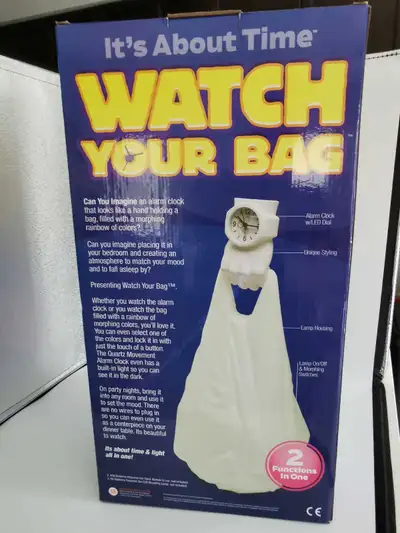 Watch Your Bag Alarm Clock - New, View more