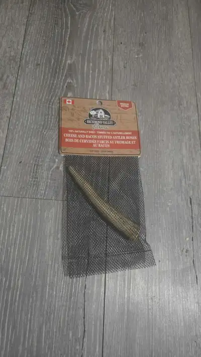 Medium Cheese and Bacon Stuffed Antler Bones, View more
