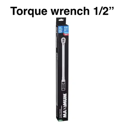 MAXIMUM 1/2-in Drive, Torque Wrench, 50-250 ft-lbs brand new, View more