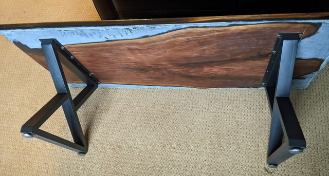 Live Edge Black Walnut / Epoxy Coffee Table in Coffee Tables in St. Catharines - Image 3