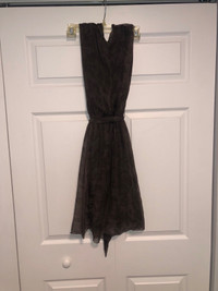 Made in Italy Flowy Brown Dress