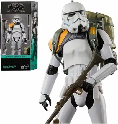 Star Wars Black Series Rogue One Stormtrooper Jedha Patrol, View more