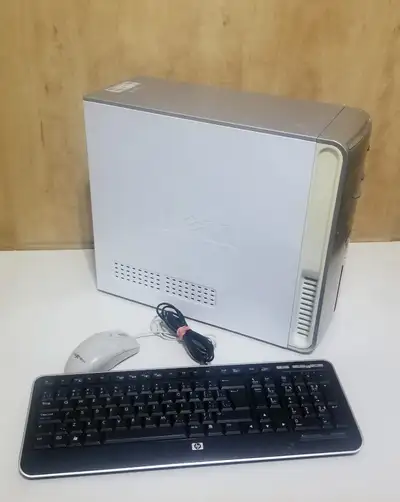 Full computer system - including mouse, keyboard and monitor, View more