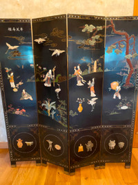 Moving Must Sell Vintage Chinese Laquered Screen