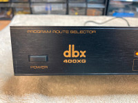 dbx 400XG Program Route Selector