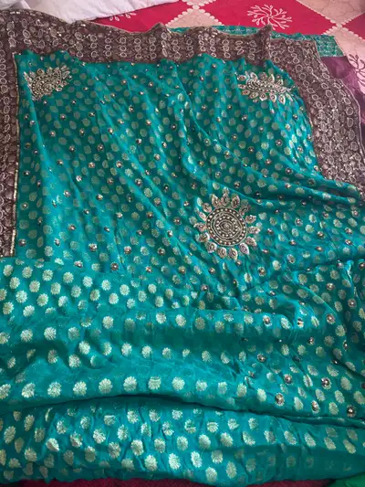 Indian saree stone work, View more