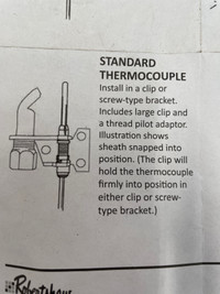 Thermocouple pilot assembly