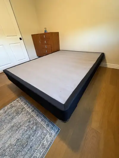 Box Spring and Metal Bed Frame, View more